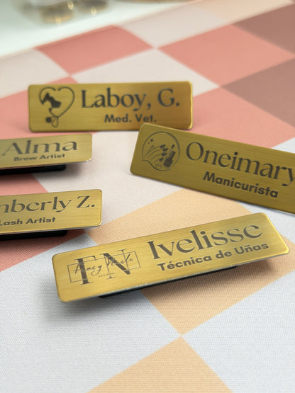 NAME TAG PERSONALIZADO